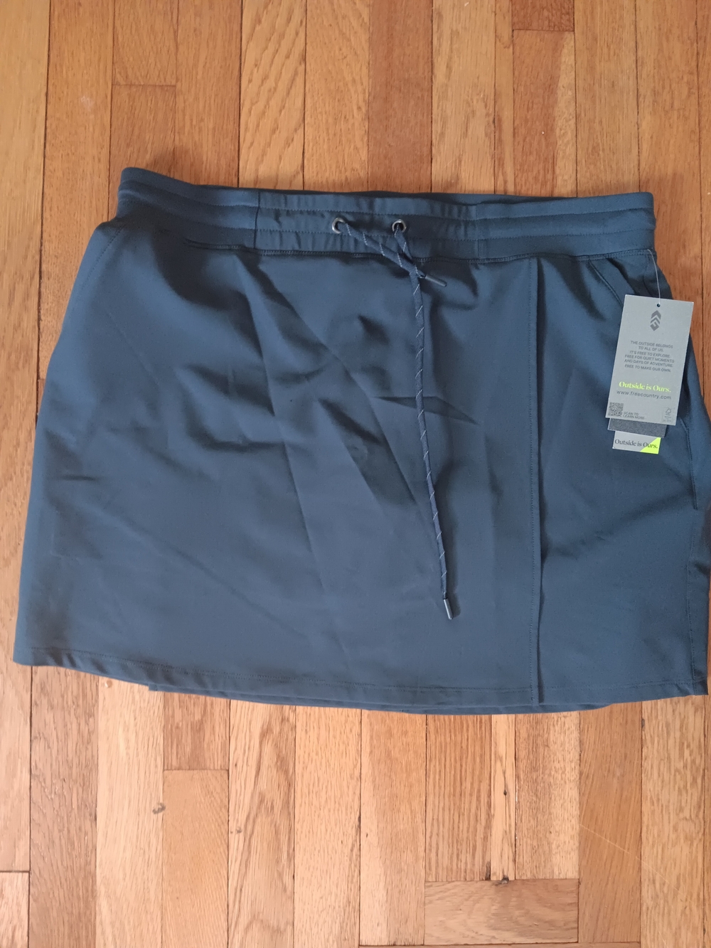 Free Country Dark Teal Performance Waistband Skort